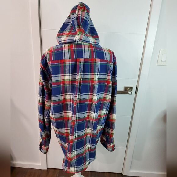 Polo Ralph Lauren Plaid Hoodie Size L - Picture 4 of 12